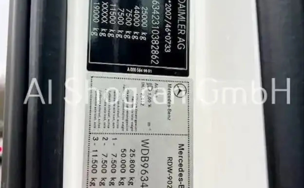 Mercedes-Benz Actros 2545 MB 5 /6x2 / BigSpace / Liftachse